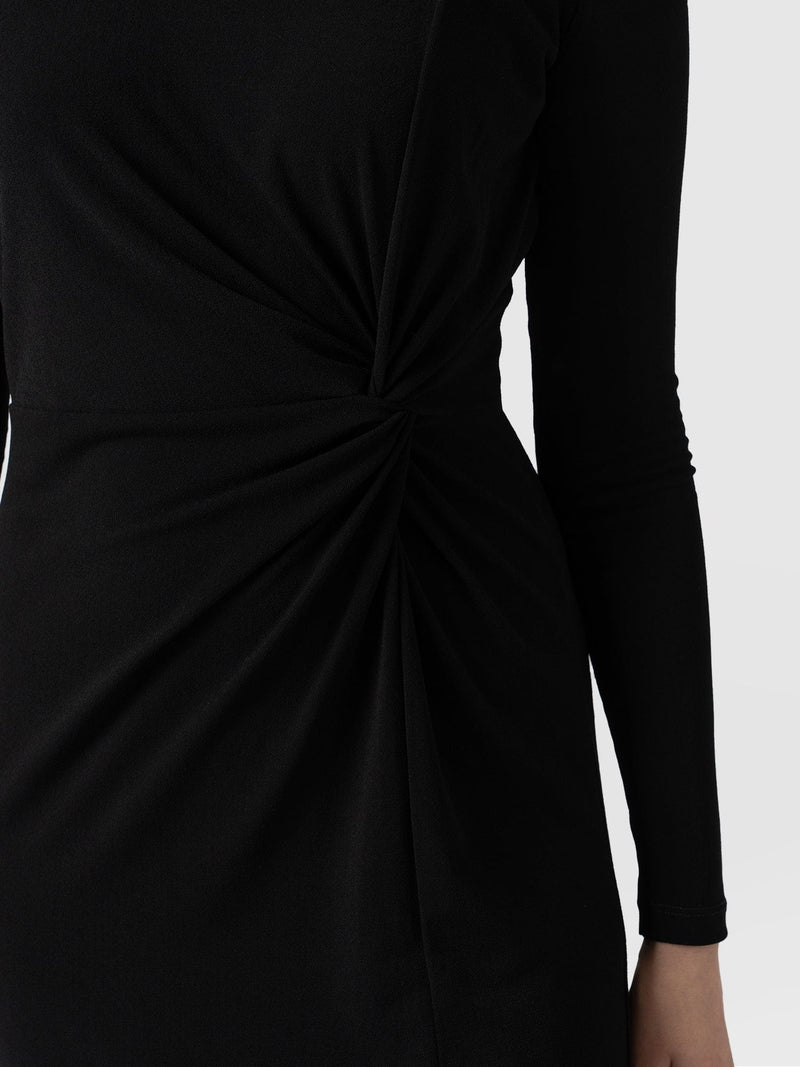 Bailey Knot Dress Black - Women's Dresses | Saint + Sofia® EU