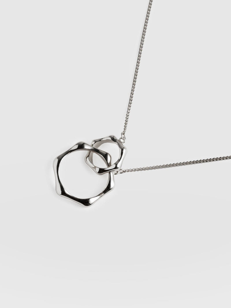 Bamboo Charm Necklace Silver - Women's Jewellery |  Saint + Sofia® EU