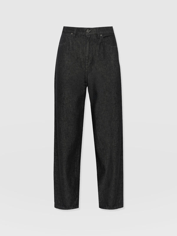 Barrel Leg Jean - Black - Women's Jeans | Saint + Sofia® EU