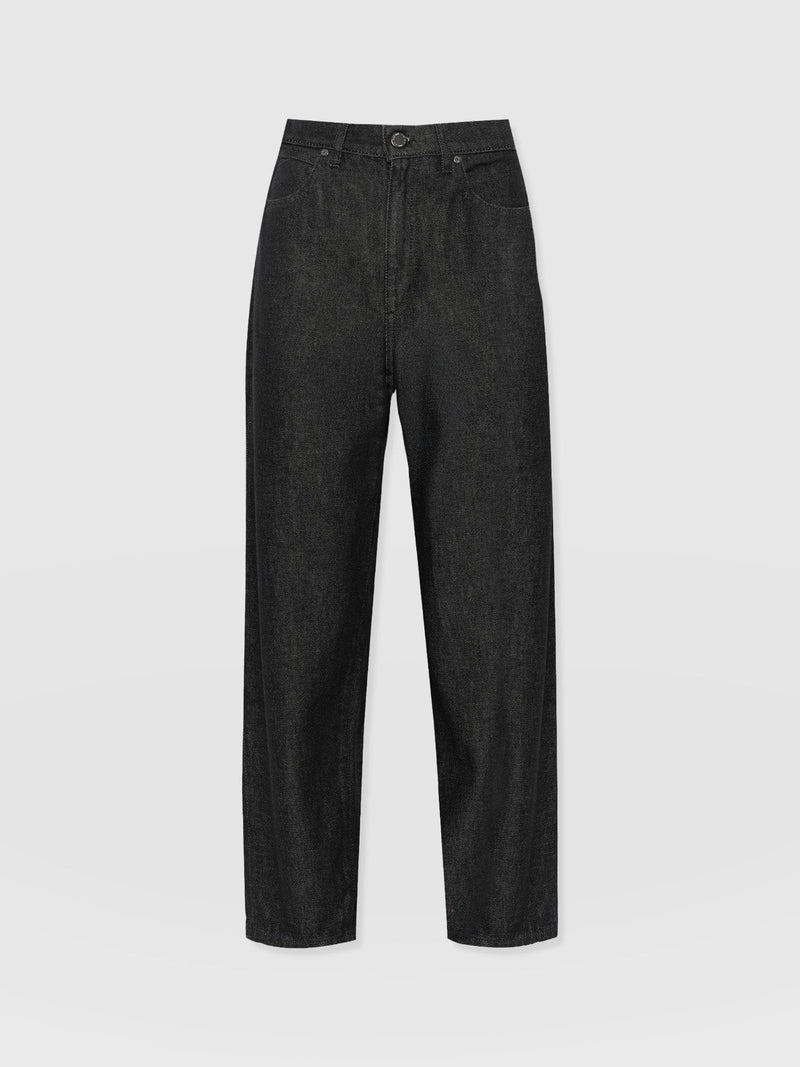 Barrel Leg Jean - Black - Women's Jeans | Saint + Sofia® EU