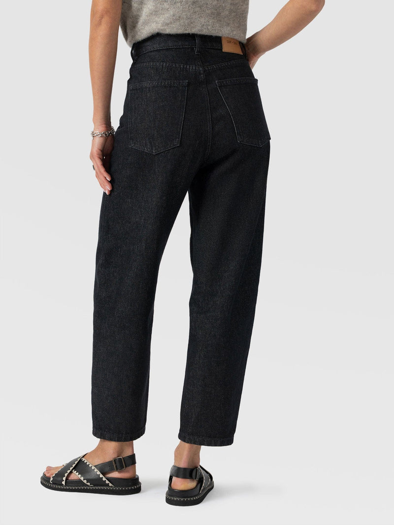 Barrel Leg Jean - Black - Women's Jeans | Saint + Sofia® EU