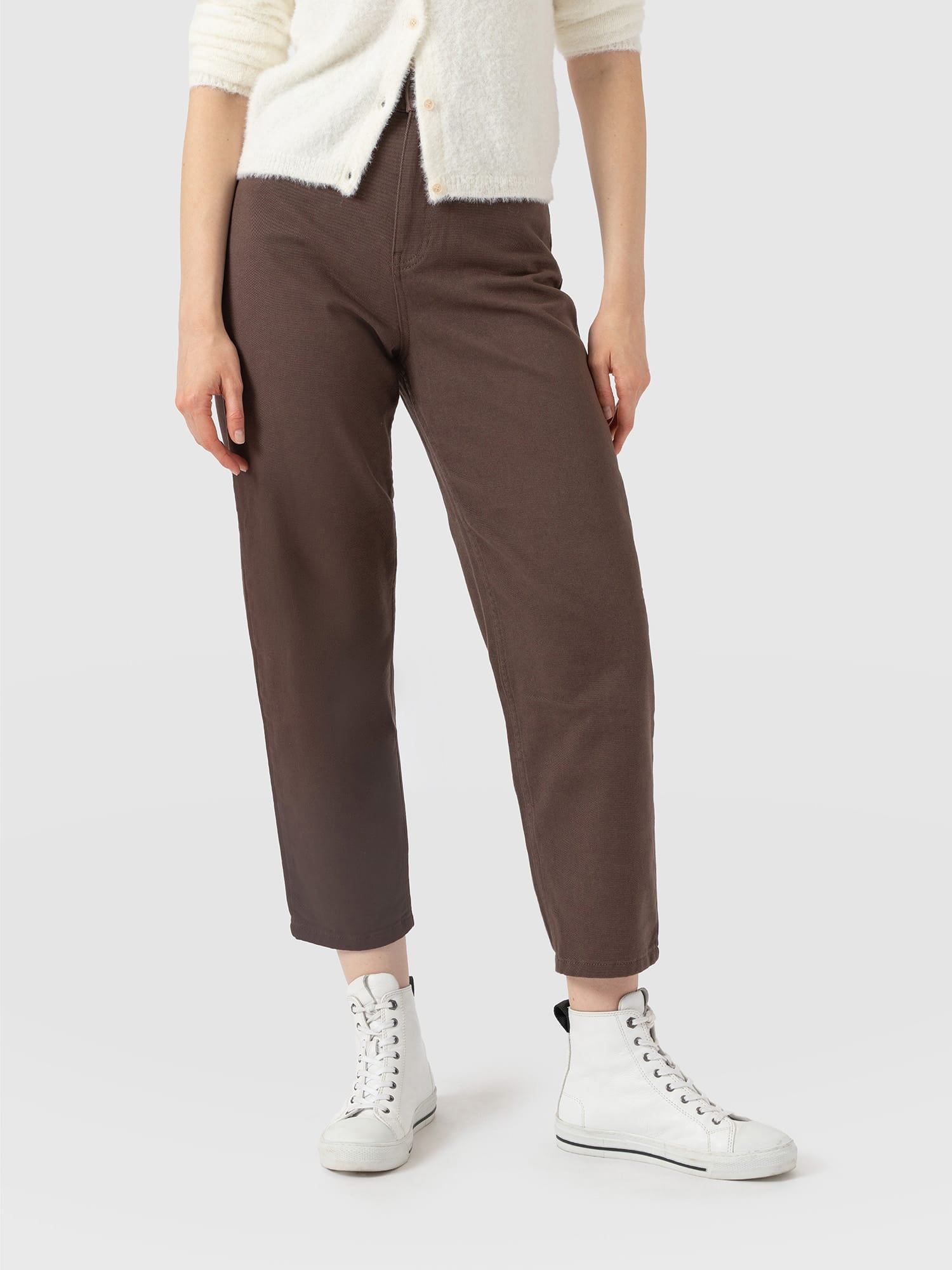Barrel Leg Jean - Brown - Women's Jeans | Saint and Sofia® EU