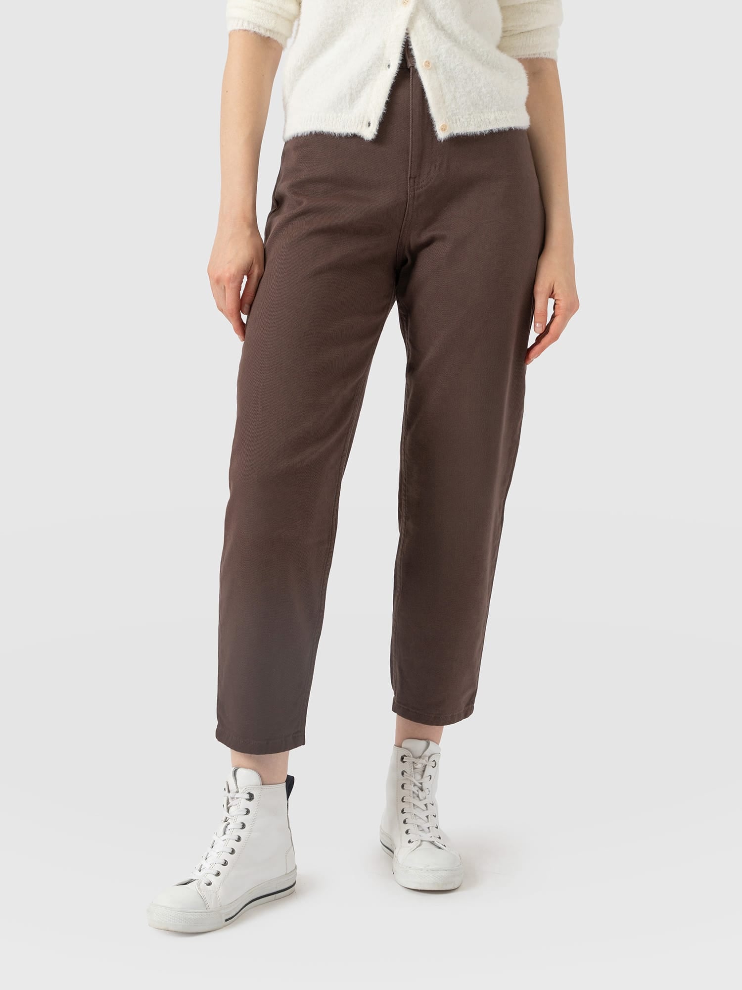 Barrel Leg Jean - Brown - Women's Jeans | Saint and Sofia® EU