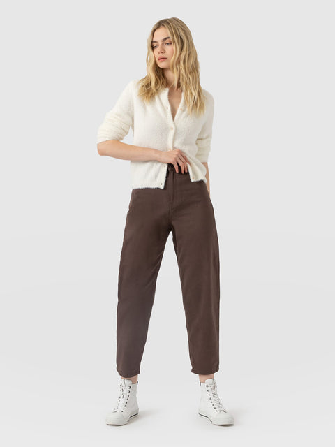 Barrel Leg Jean - Brown - Women's Jeans | Saint and Sofia® EU