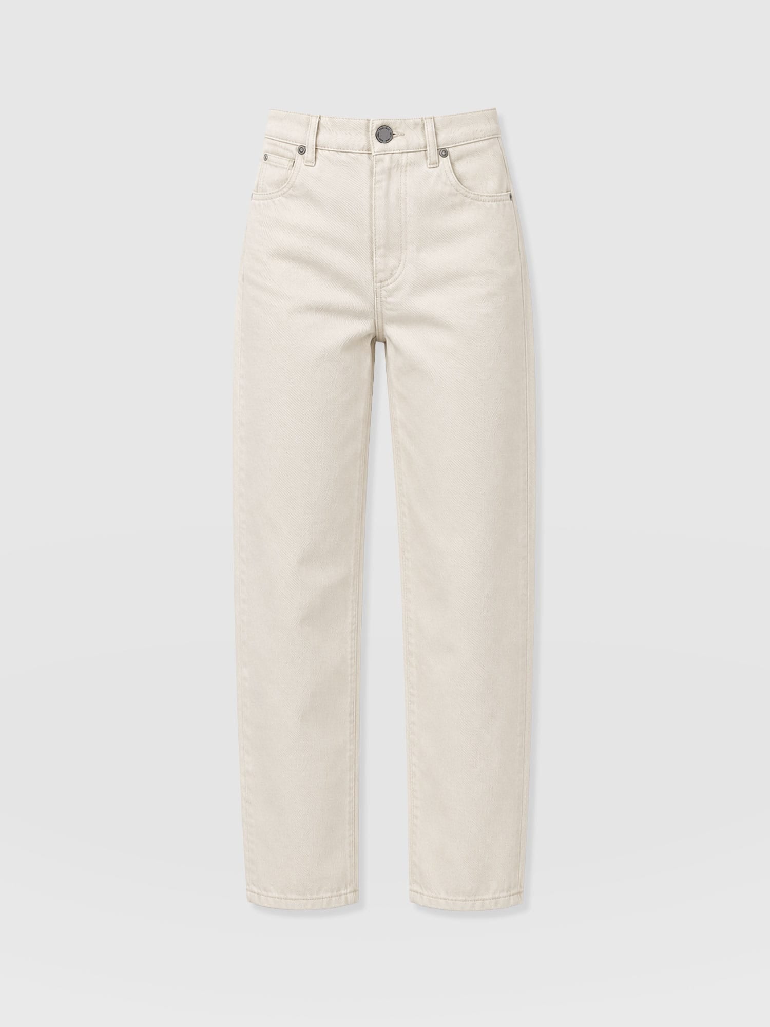 Barrel Leg Jean - Cream - Women's Denims | Saint and Sofia® EU