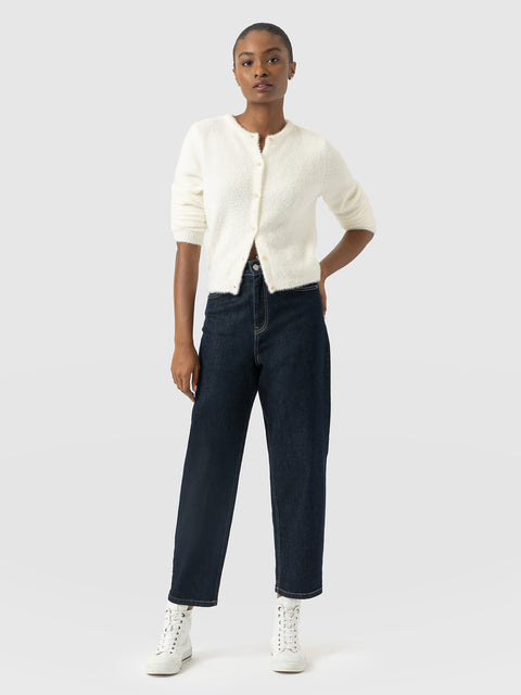 Barrel Leg Jean - Indigo - Women's Jeans | Saint and Sofia® EU