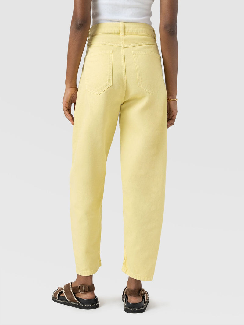 Barrel Leg Jean - Yellow - Women's Jeans | Saint + Sofia® EU