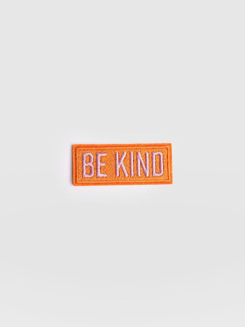 Be Kind Sticker Badge - Orange - Women's Accessories | Saint + Sofia® EU