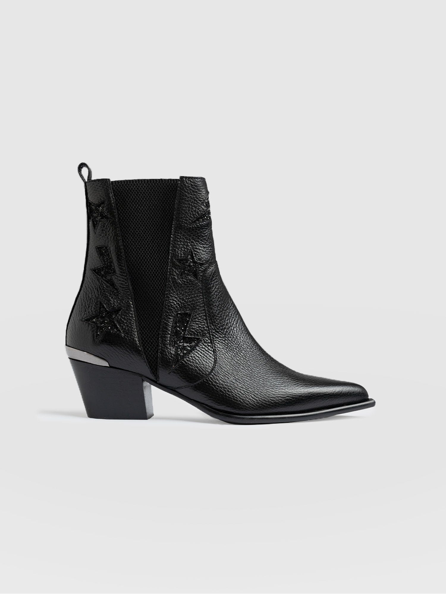 Billie Rock Boot Black - Women's Leather Boots | Saint + Sofia® EU