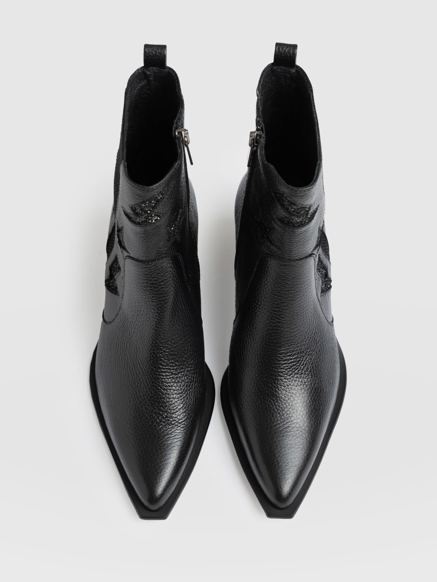 Billie Rock Boot Black - Women's Leather Boots | Saint + Sofia® EU