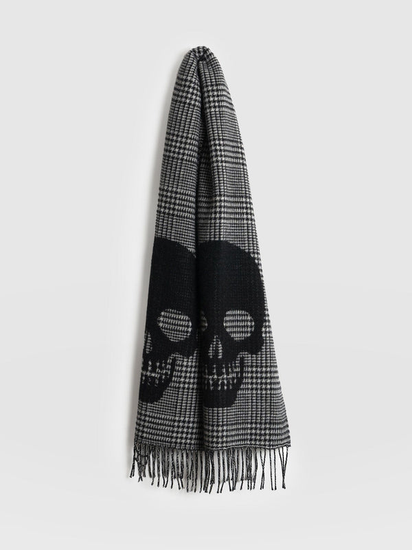 Blake Skull Scarf Black - Women's Scarves | Saint + Sofia® EU