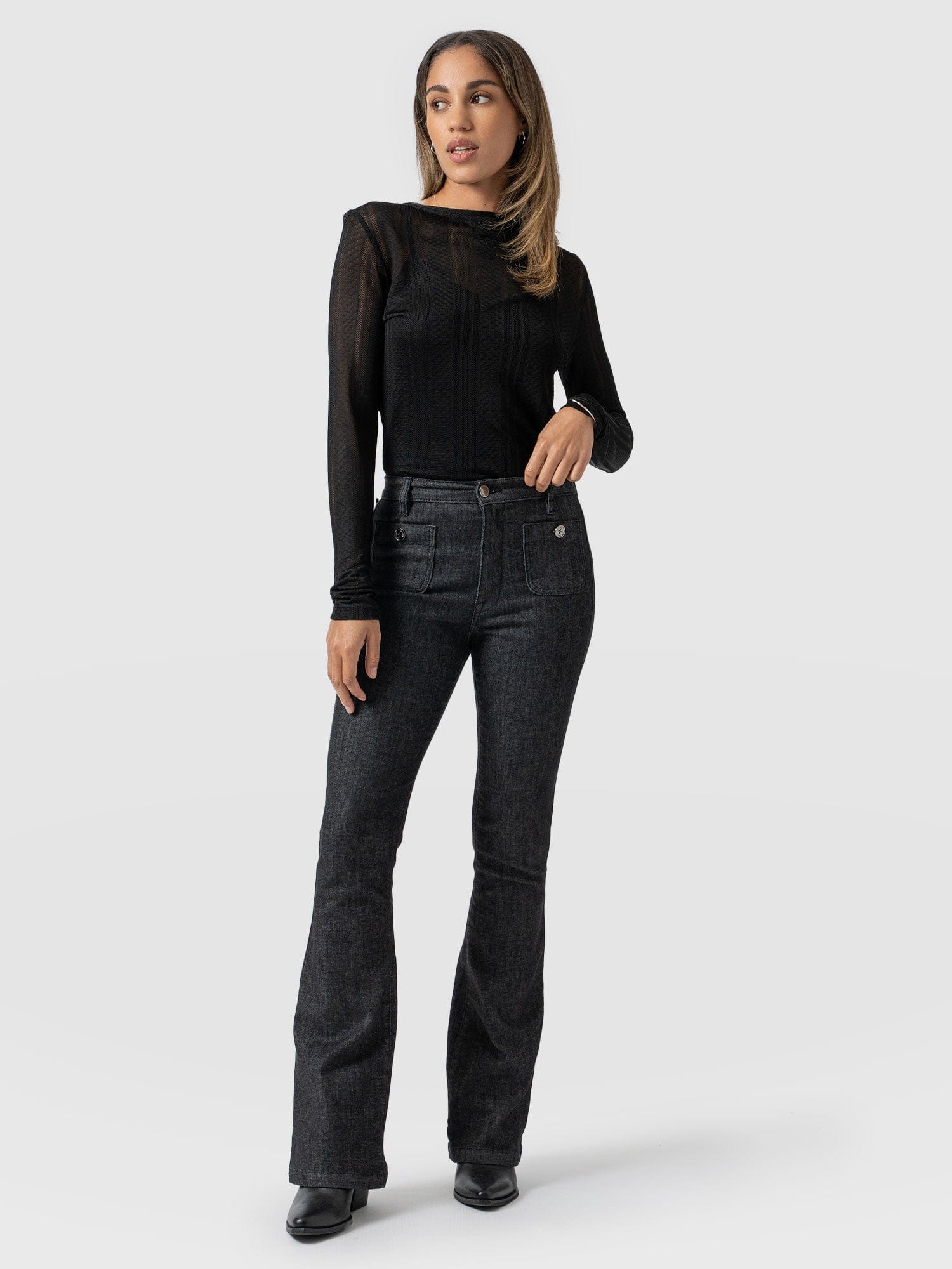 Stretch 2025 flare jeans