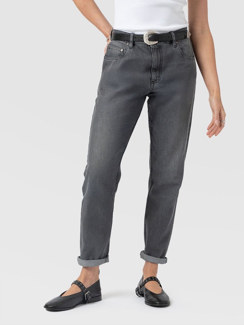 Boyfriend Jeans Black - Women's Jeans | Saint + Sofia® EU
