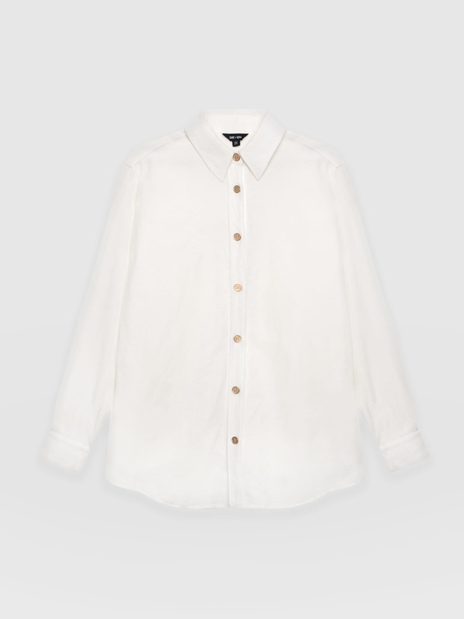 Boyfriend Shirt White - Women's Shirts | Saint + Sofia® EU