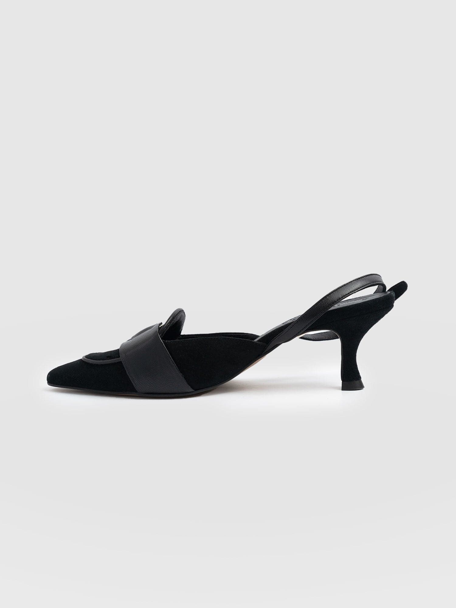 Bridget Sling Back Heels - Black - Women's Sandalss | Saint + Sofia® EU