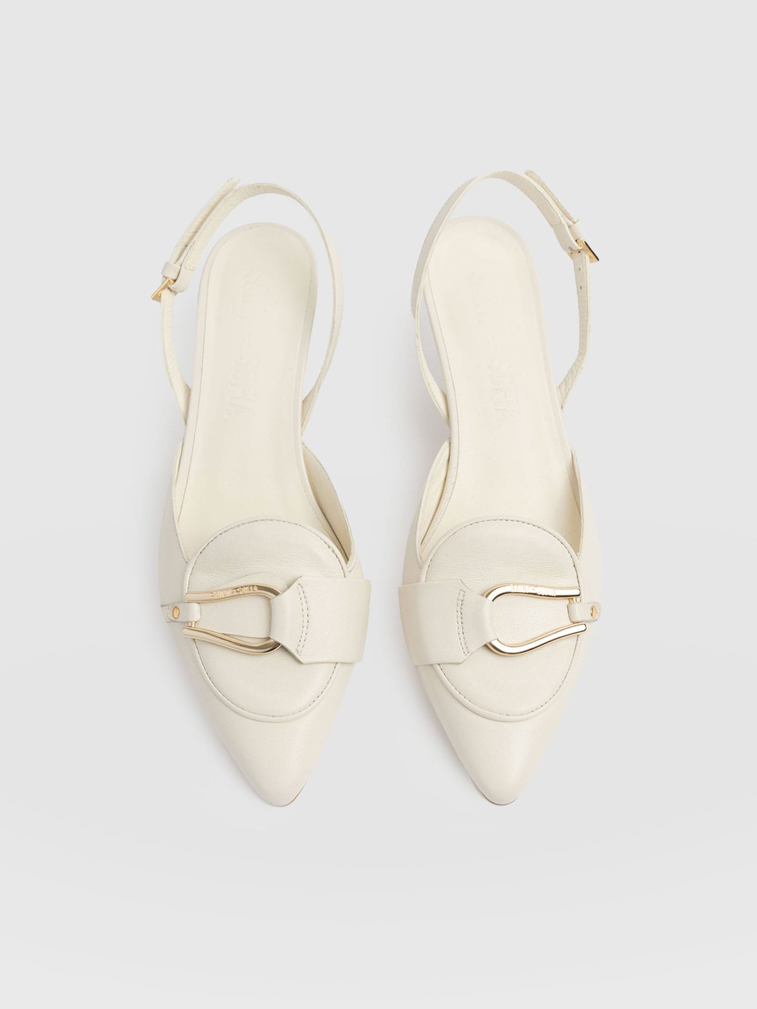 Bridget Sling Back Heels - Cream - Women's Sandalss | Saint + Sofia® EU