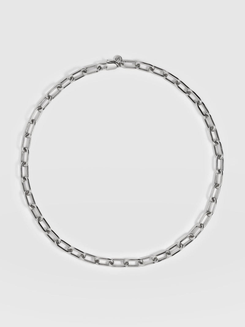 Cable Chain  Necklace Silver - Women's Jewellery | Saint + Sofia® EU