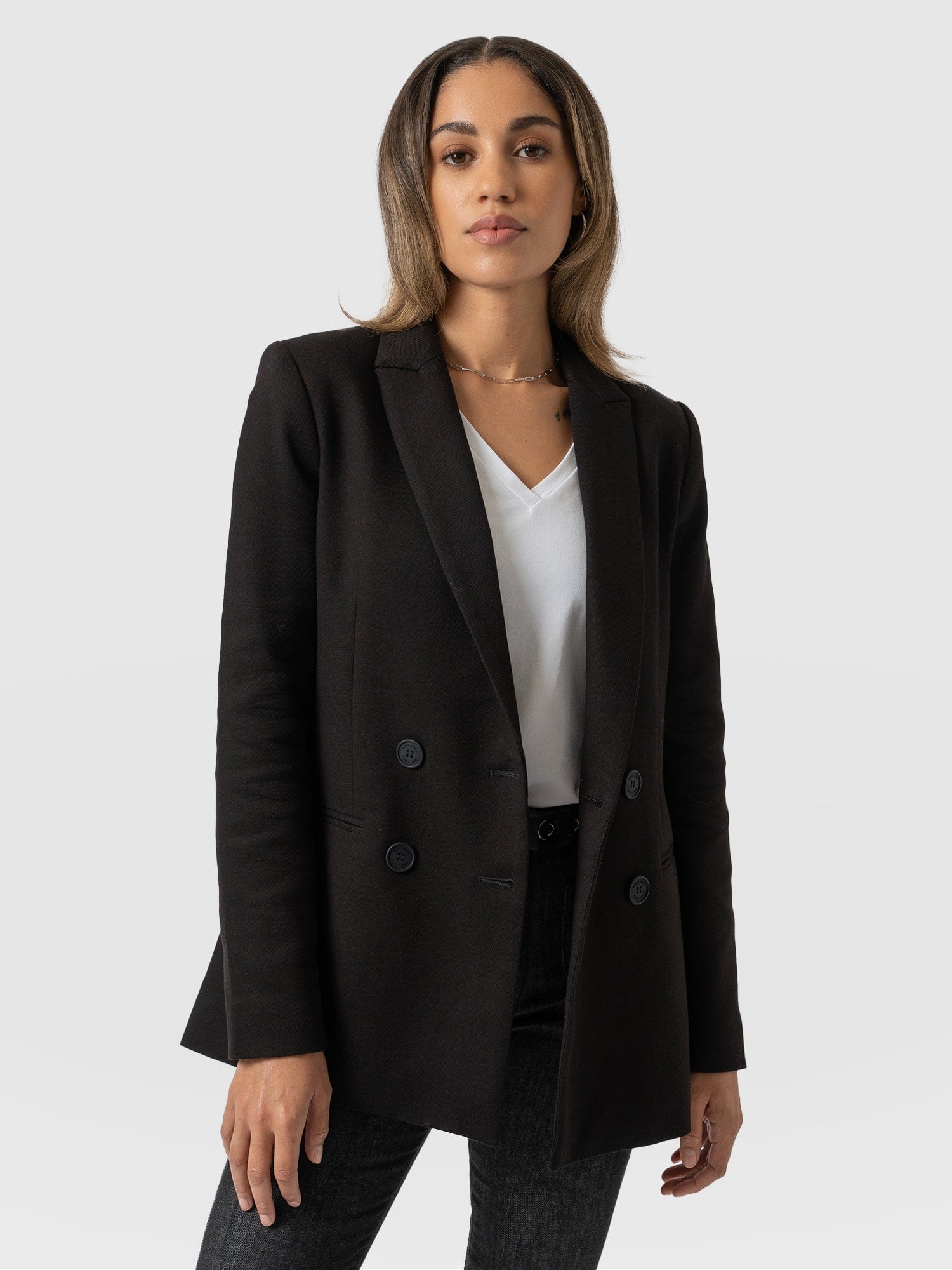 Cambridge Blazer Black - Women's Blazers | Saint + Sofia® EU