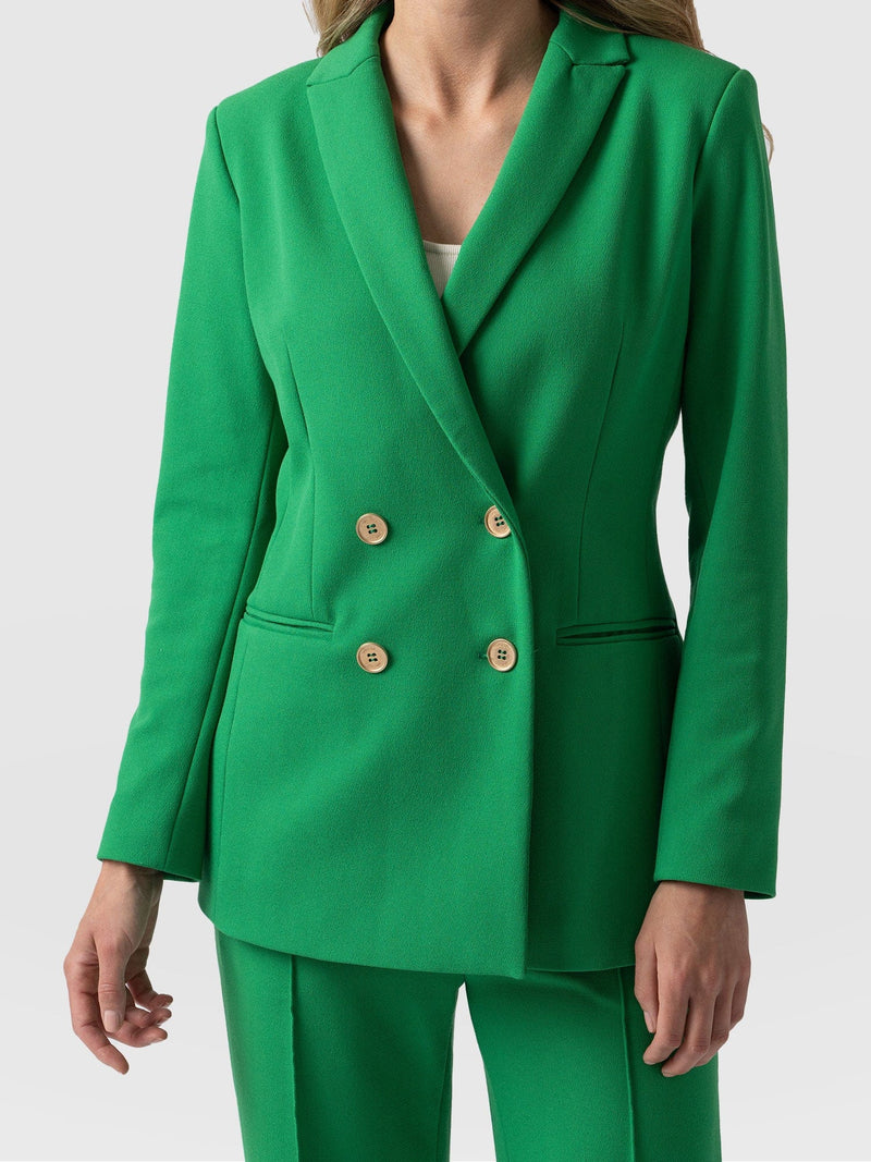 Cambridge Blazer Emerald Green - Women's Blazers | Saint + Sofia® EU