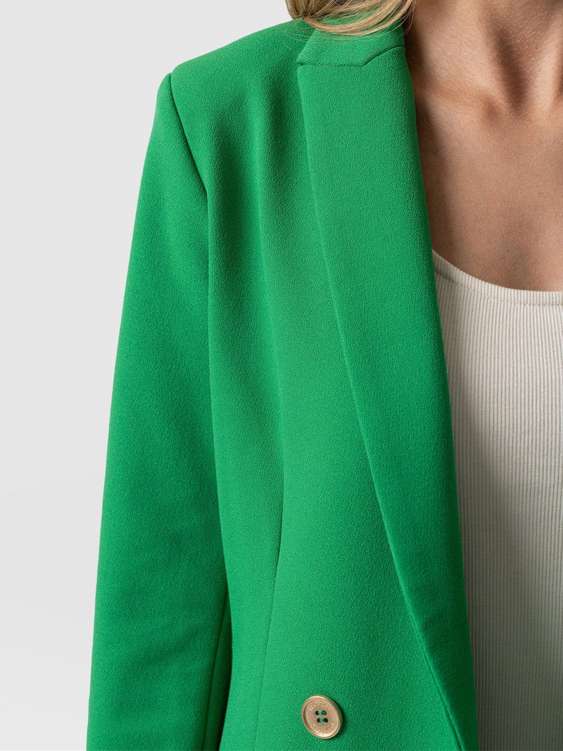 Cambridge Blazer Emerald Green - Women's Blazers | Saint + Sofia® EU