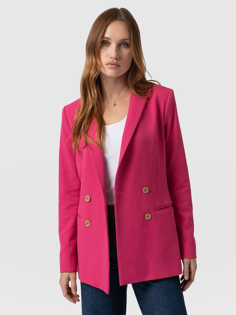 Cambridge Blazer Hot Pink - Women's Blazers | Saint + Sofia® EU