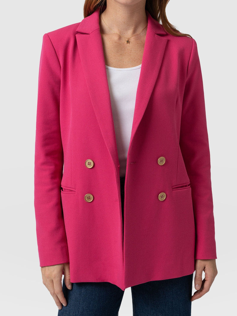 Cambridge Blazer Hot Pink - Women's Blazers | Saint + Sofia® EU