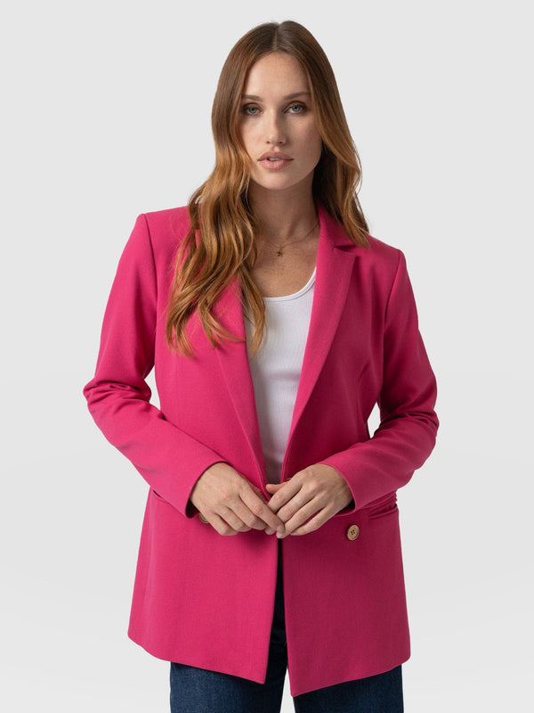 Cambridge Blazer Hot Pink - Women's Blazers | Saint + Sofia® EU