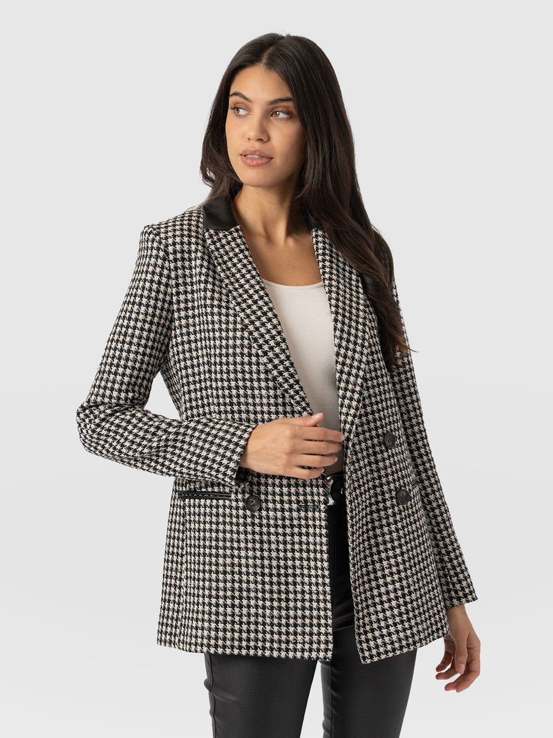 Cambridge Blazer Houndstooth - Women's Blazers | Saint + Sofia® EU