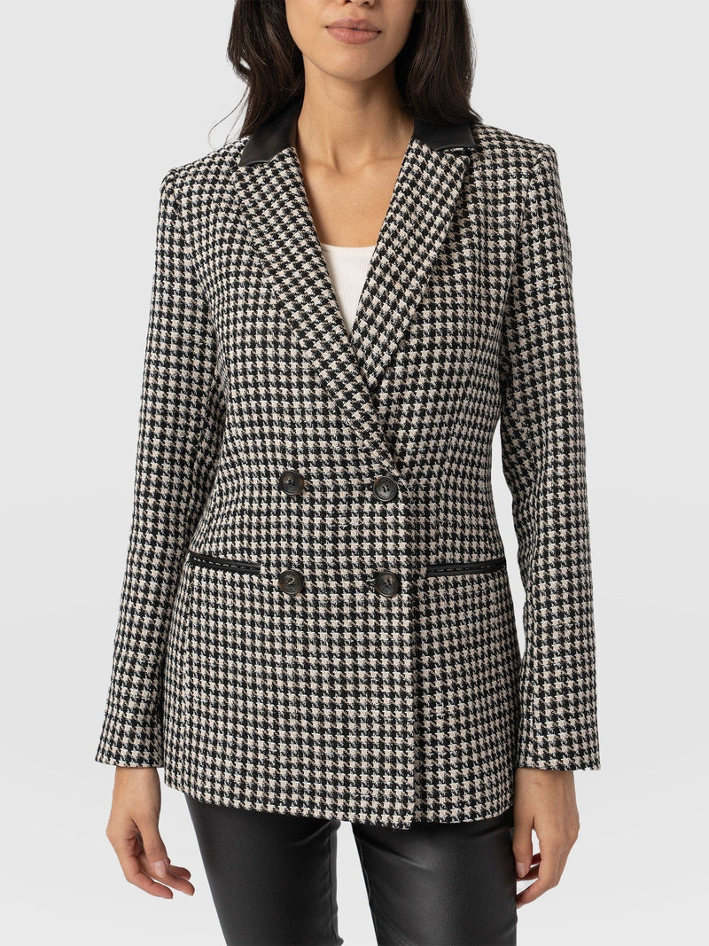 Cambridge Blazer Houndstooth - Women's Blazers | Saint + Sofia® EU