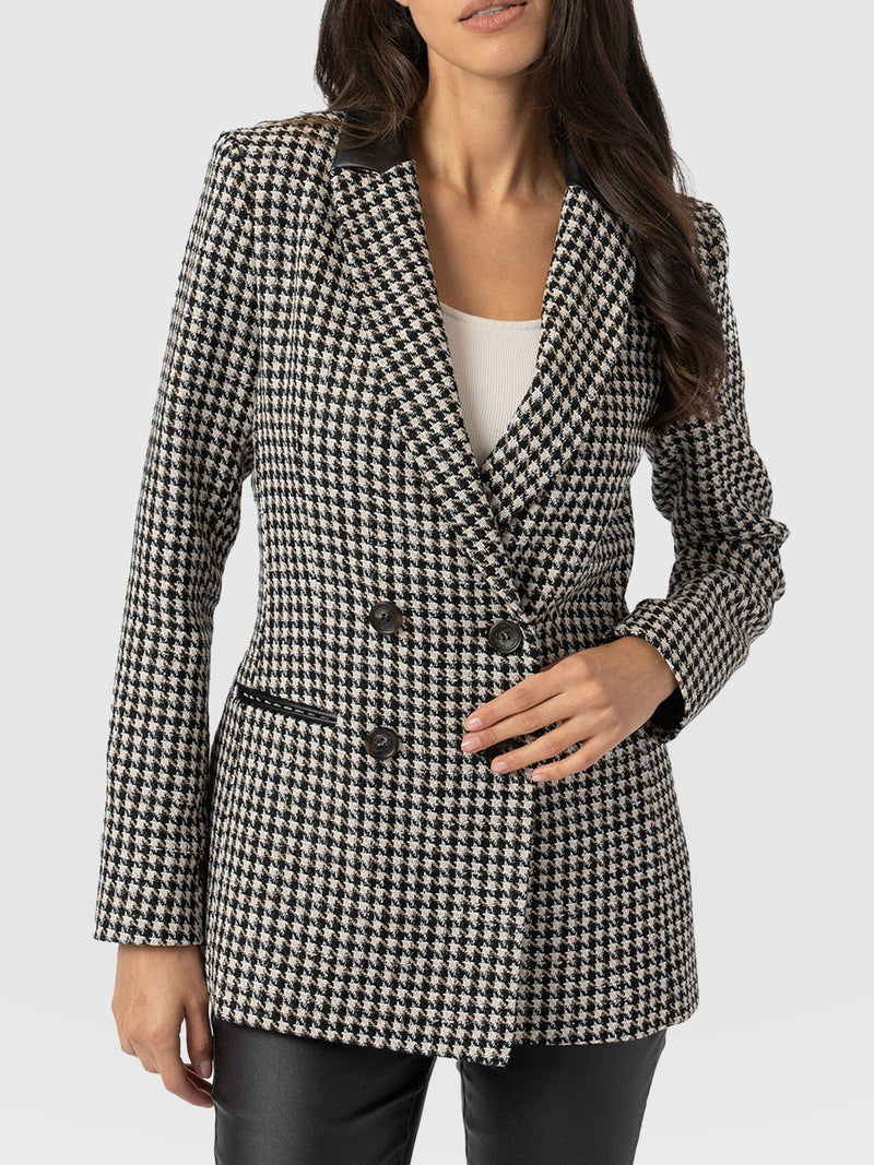 Cambridge Blazer Houndstooth - Women's Blazers | Saint + Sofia® EU