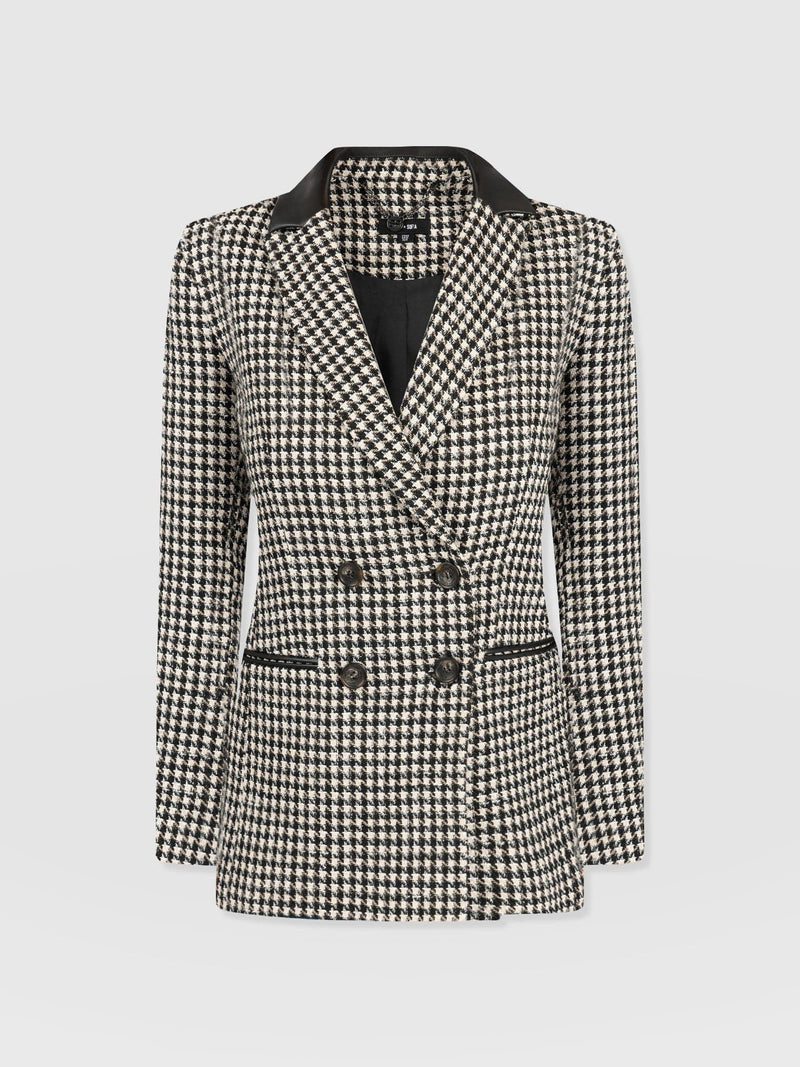 Cambridge Blazer Houndstooth - Women's Blazers | Saint + Sofia® EU