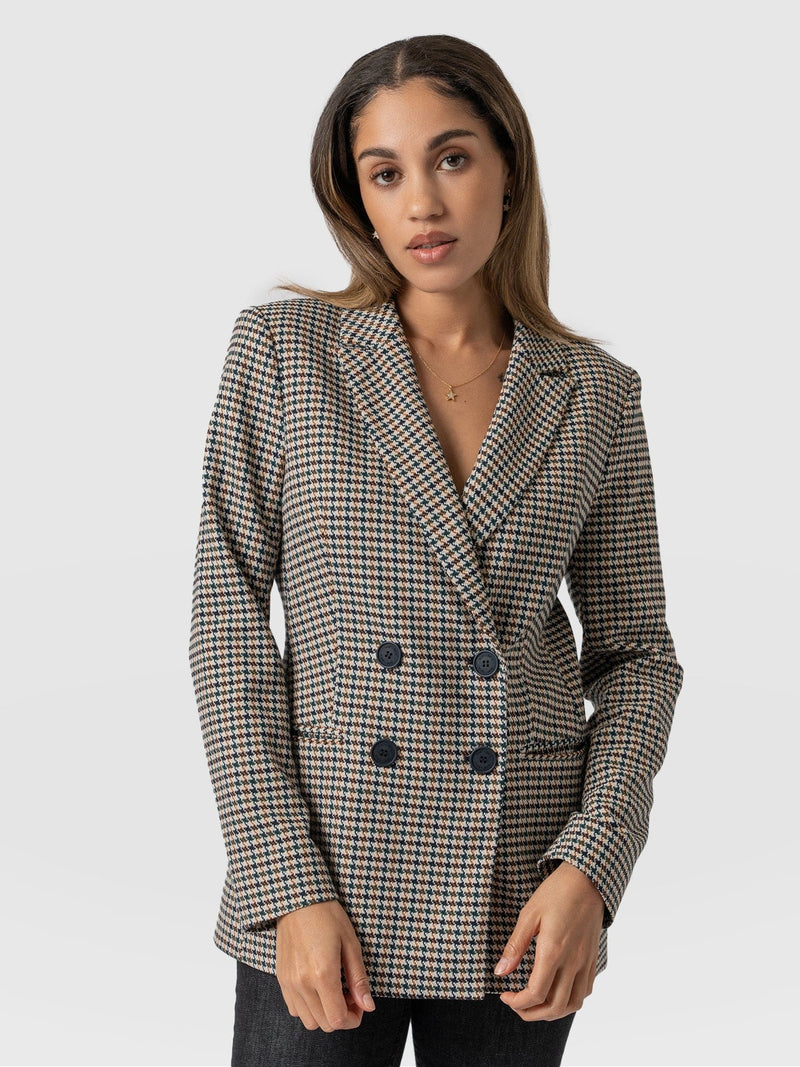 Cambridge Blazer Saxon Jacquard - Women's Blazer | Saint + Sofia® EU