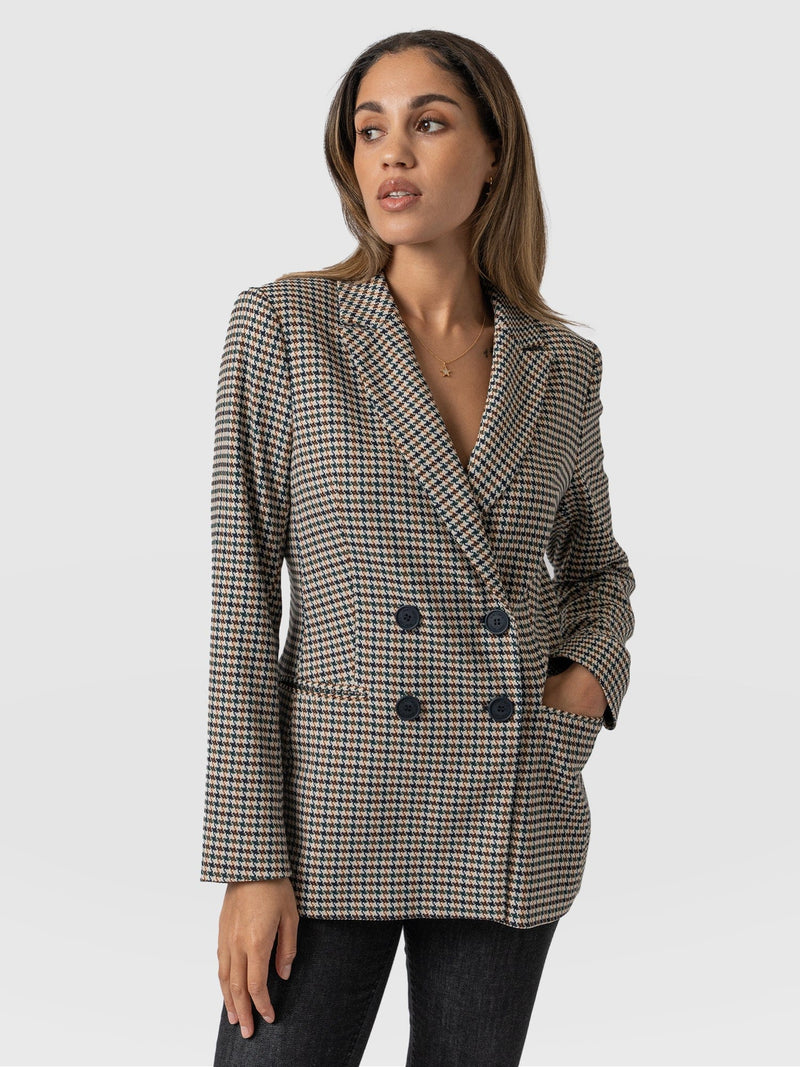 Cambridge Blazer Saxon Jacquard - Women's Blazer | Saint + Sofia® EU