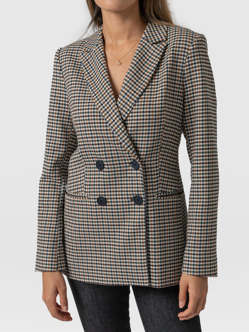 Cambridge Blazer Saxon Jacquard - Women's Blazer | Saint + Sofia® EU