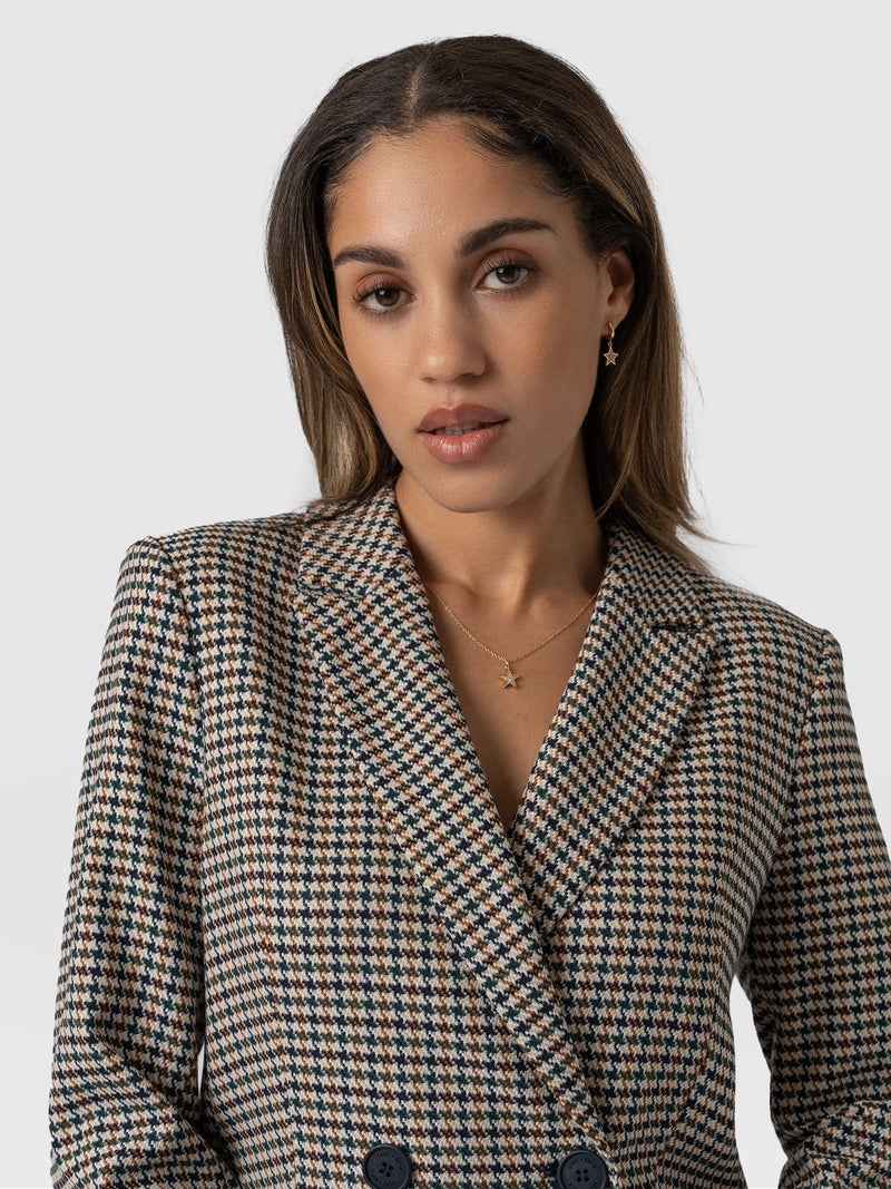 Cambridge Blazer Saxon Jacquard - Women's Blazer | Saint + Sofia® EU