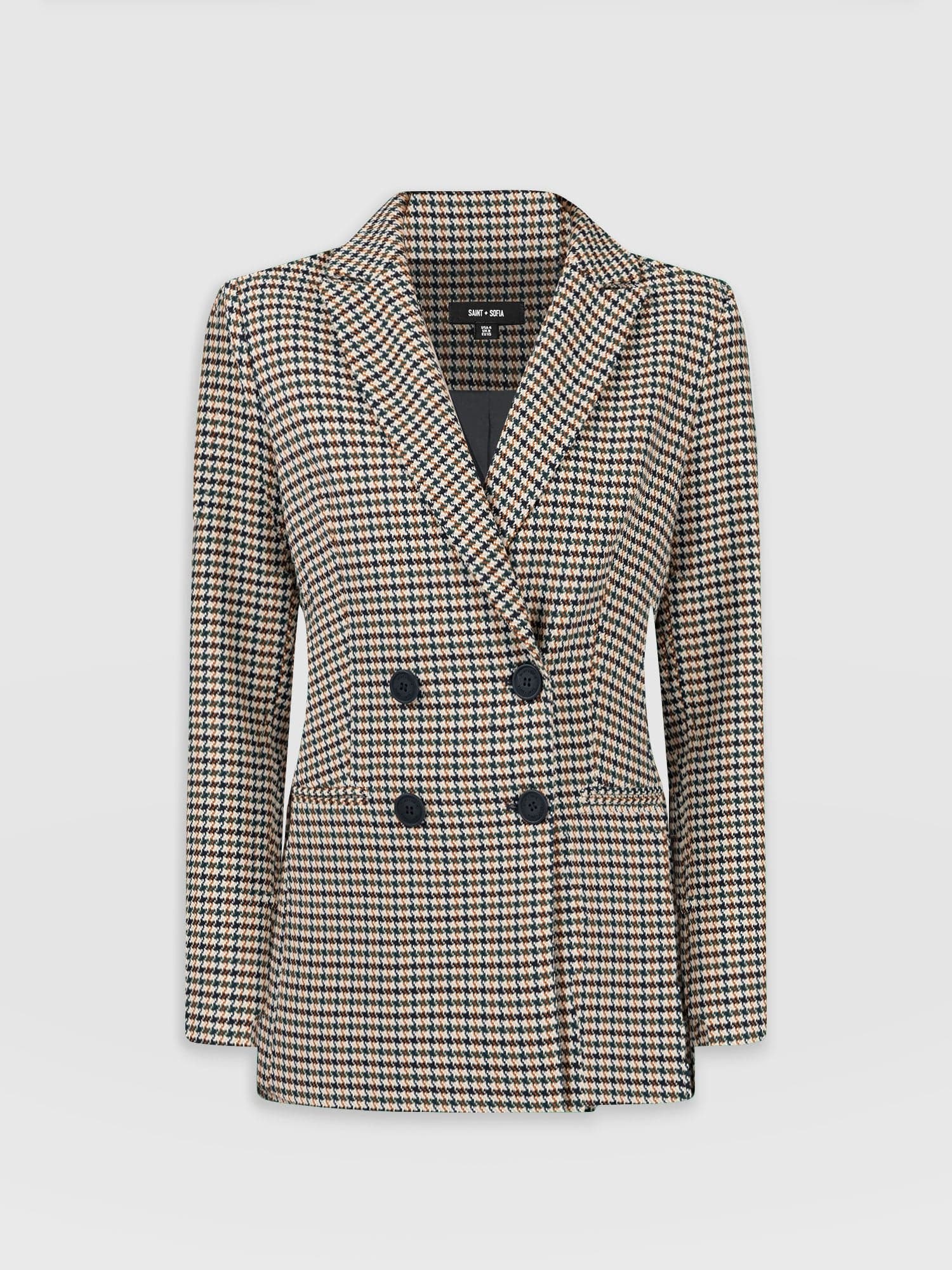 Cambridge Blazer Saxon Jacquard - Women's Blazer | Saint + Sofia® EU