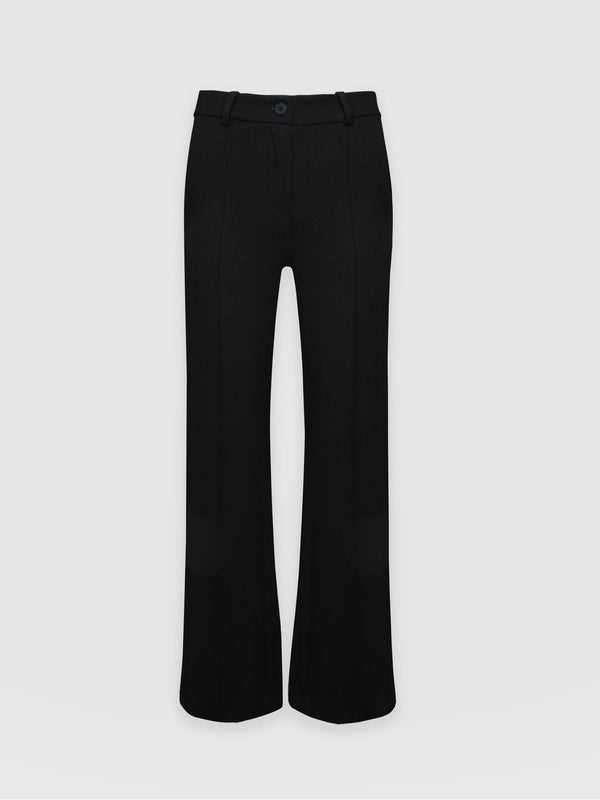 Cambridge Tailored Wide Leg Pant Black - Women's Trousers | Saint + Sofia® EU