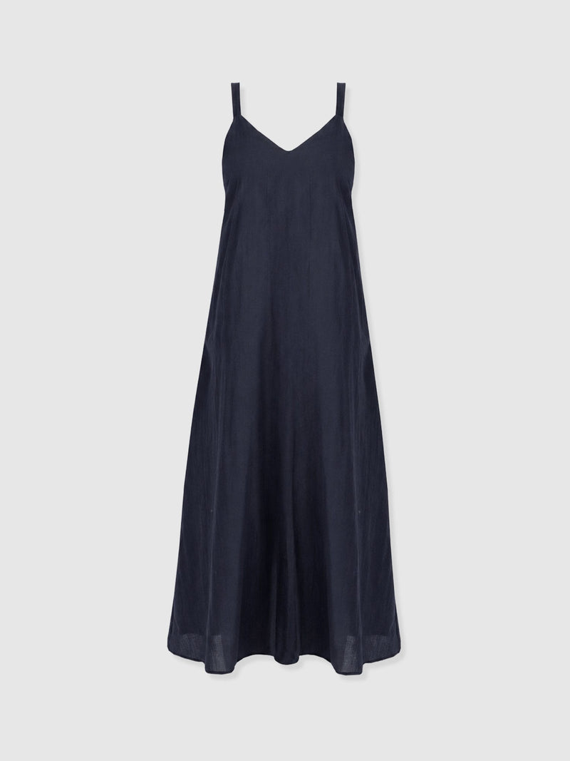 Candice A - Line Dress - Navy - Women's Dresses | Saint + Sofia® EU