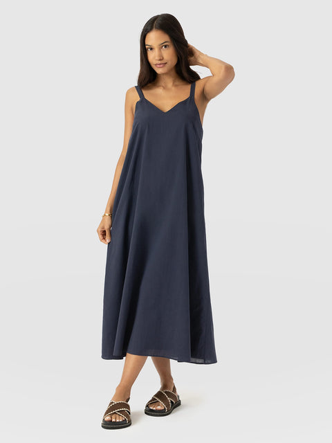 Candice A - Line Dress - Navy - Women's Dresses | Saint + Sofia® EU
