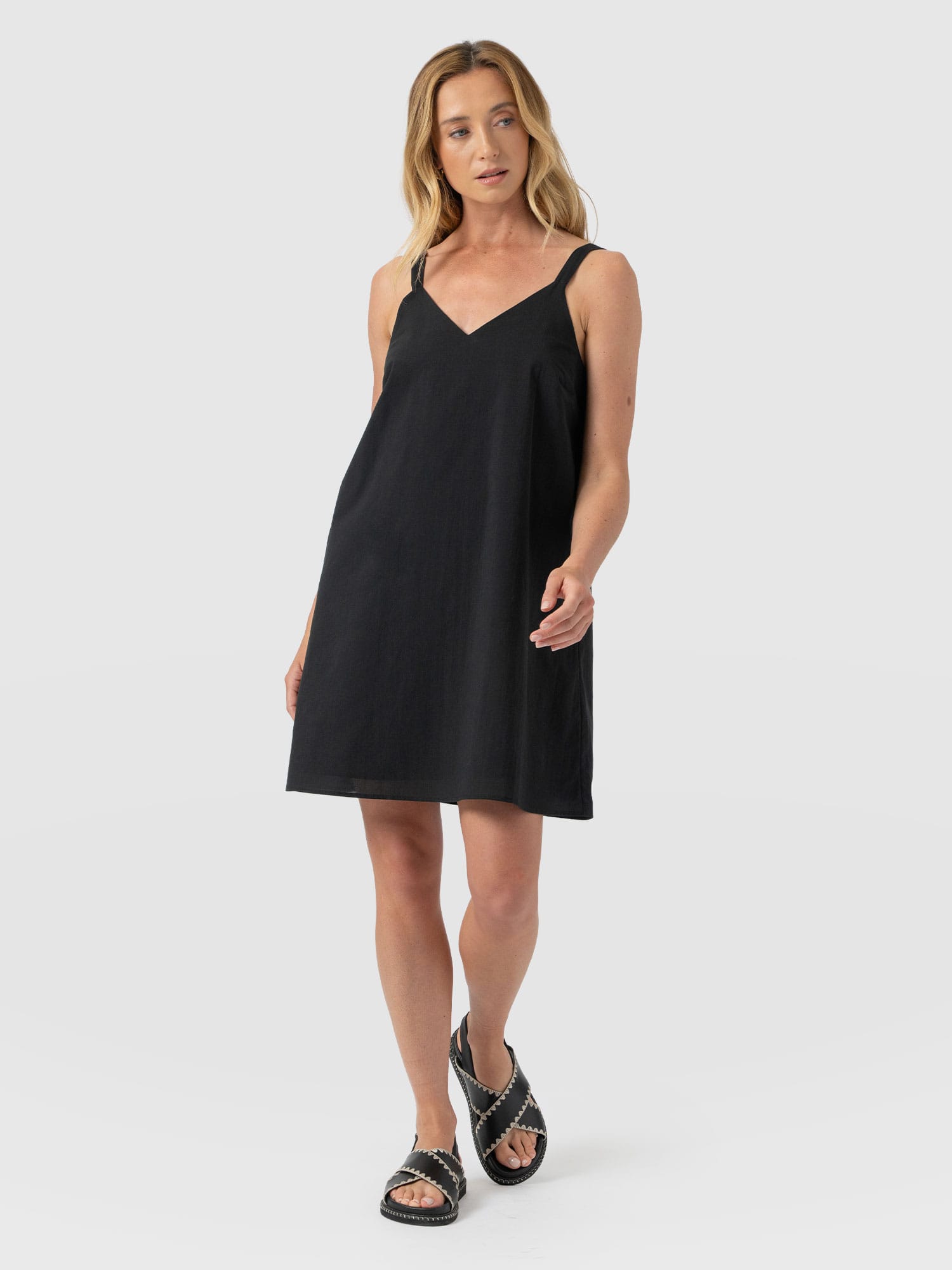 Candice A - Line Mini Dress - Black - Women's Dresses | Saint + Sofia® EU