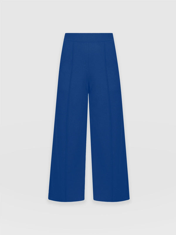 Cara Wide Leg Culotte Cobalt Blue - Women's Culottes | Saint + Sofia® EU