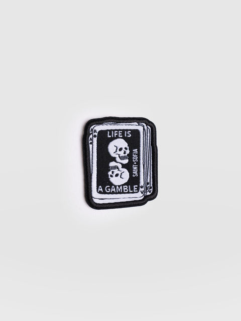 Cards Sticker Badge - Black - Women's Accessories | Saint + Sofia® EU