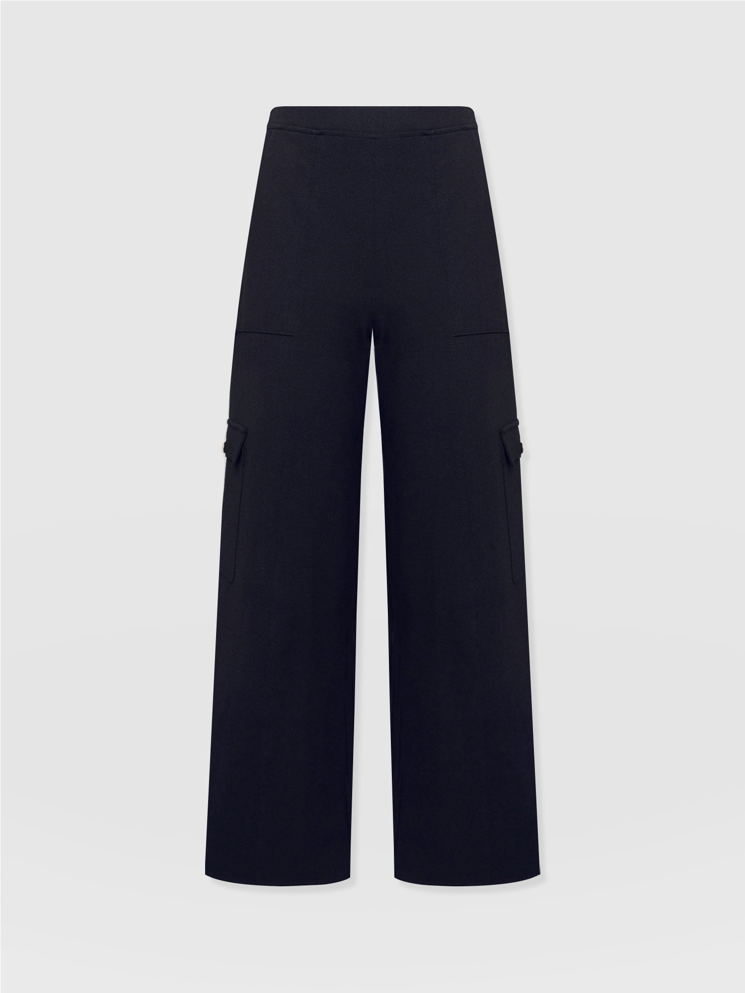 Cargo Chelsea Wide Leg Pant Navy  - Women's Trousers | Saint + Sofia® EU