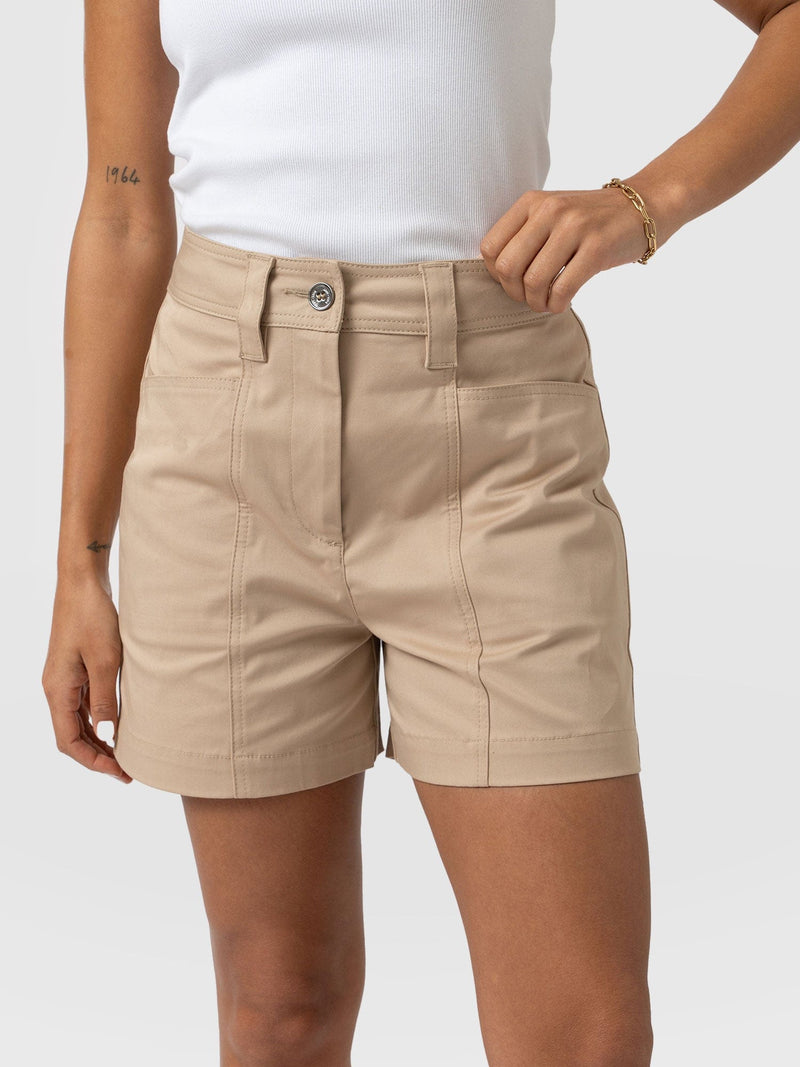 Cargo Short Beige - Women's Shorts | Saint + Sofia® EU