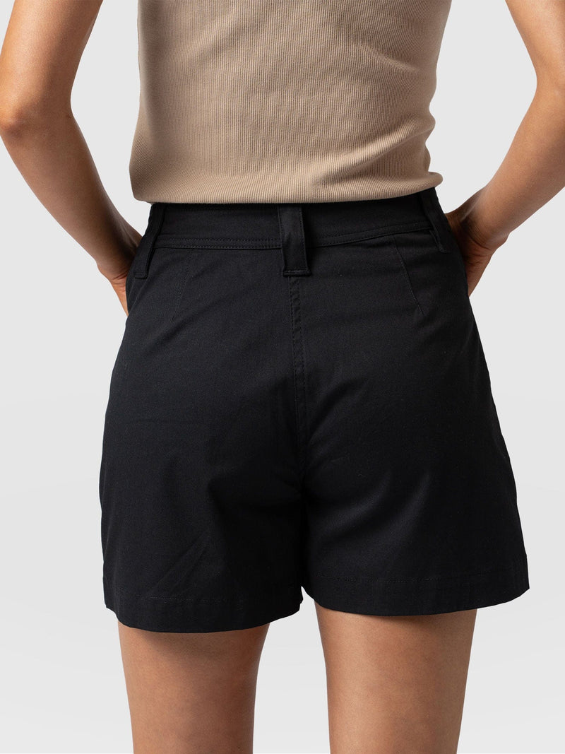 Cargo Short Black - Women's Shorts | Saint + Sofia® UK