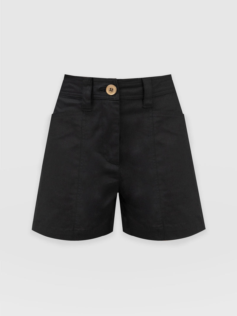 Cargo Short Black - Women's Shorts | Saint + Sofia® UK