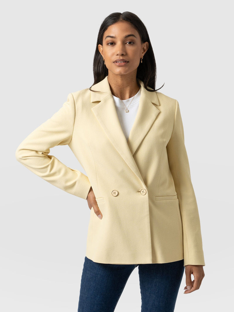 Carmen Blazer Yellow - Women's Blazers | Saint + Sofia® EU