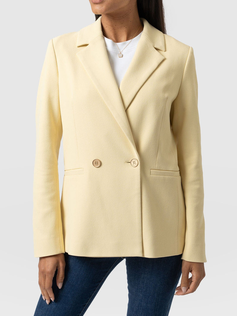 Carmen Blazer Yellow - Women's Blazers | Saint + Sofia® EU