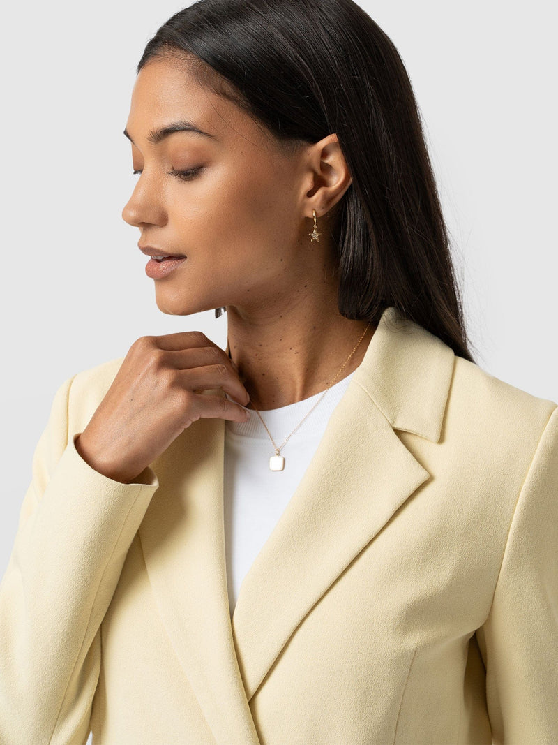 Carmen Blazer Yellow - Women's Blazers | Saint + Sofia® EU