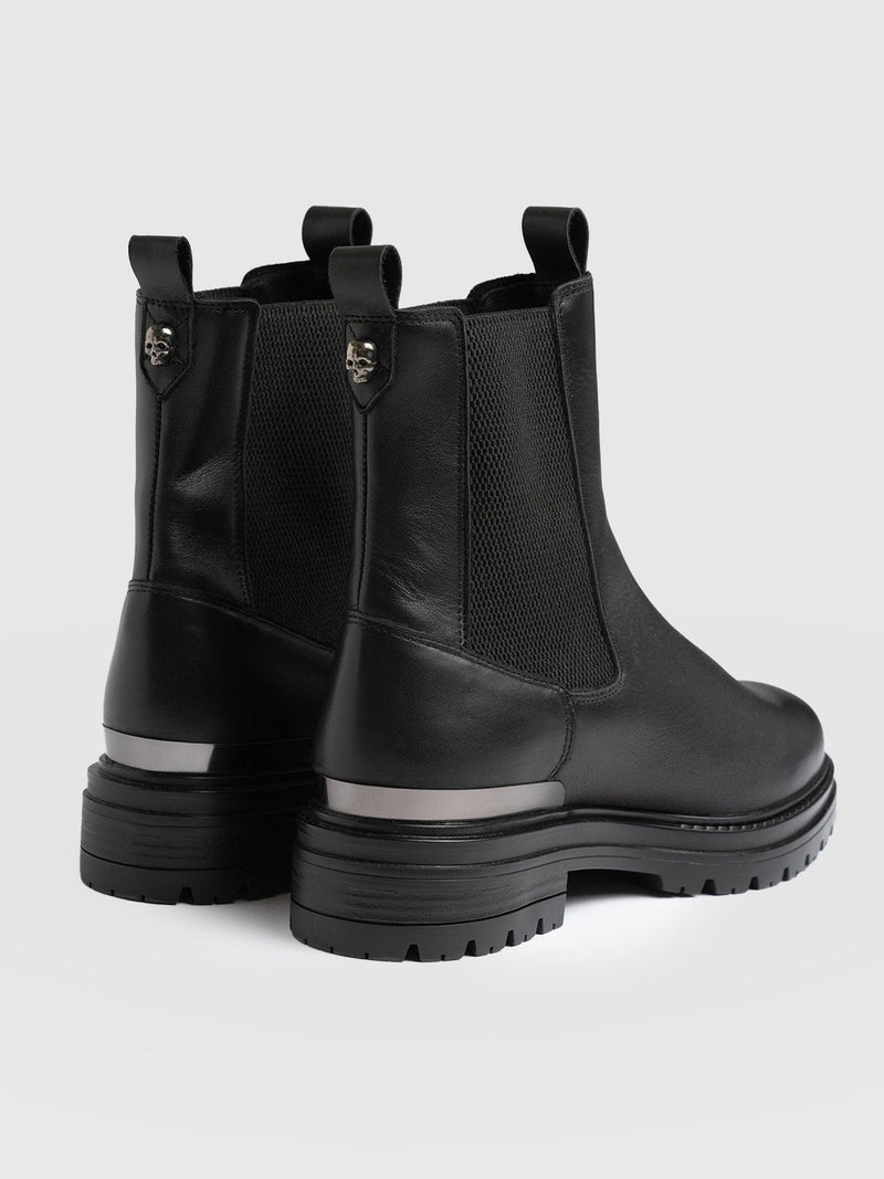 Carnaby Chelsea Boot Black - Women's Leather Boots | Saint + Sofia® EU